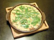 四万十産にら玉子とじ